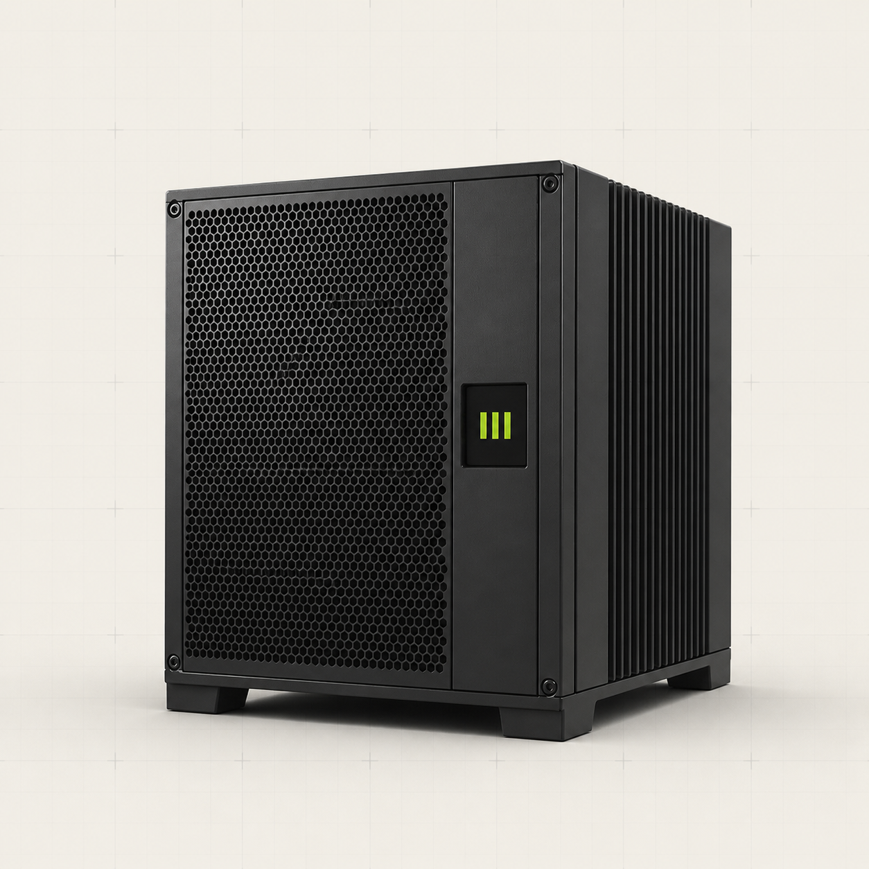 Concept render of an Atlas Business AI workstation